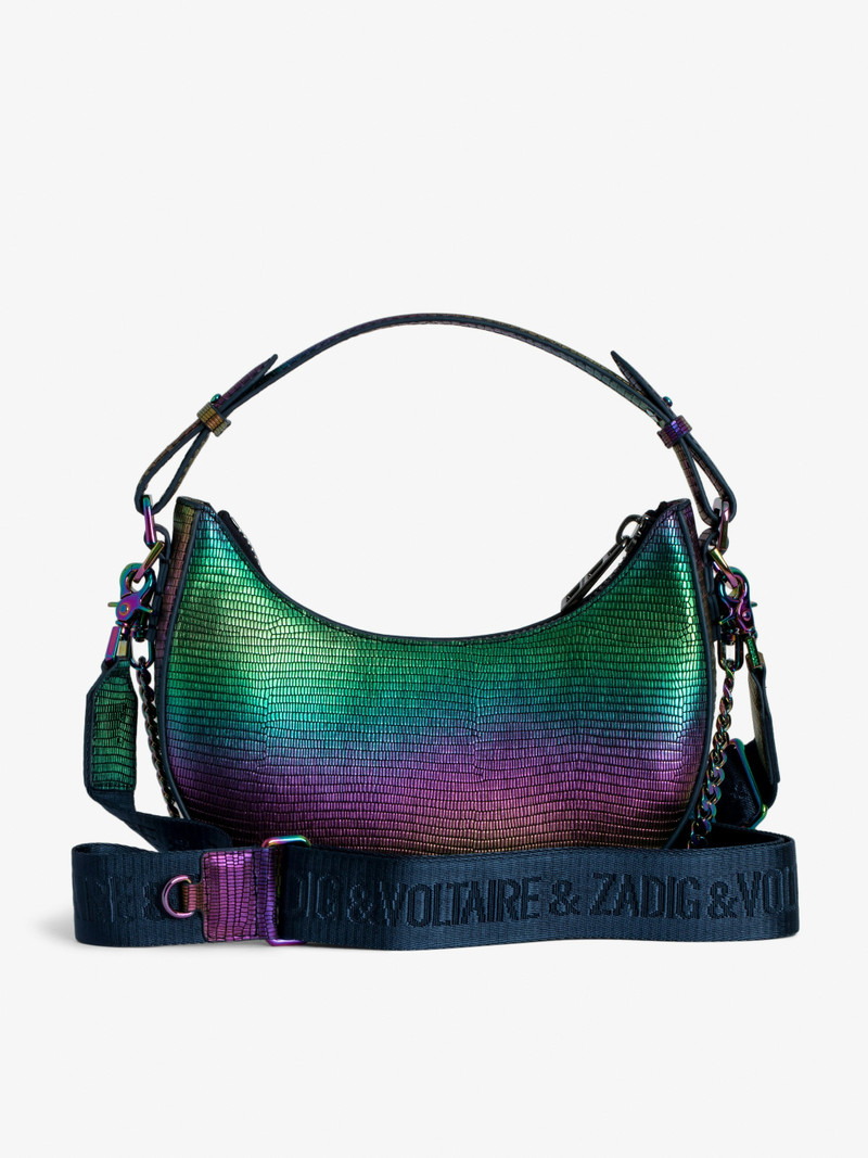 Zadig & Voltaire Moonrock Metallic Embossed Bag outlook