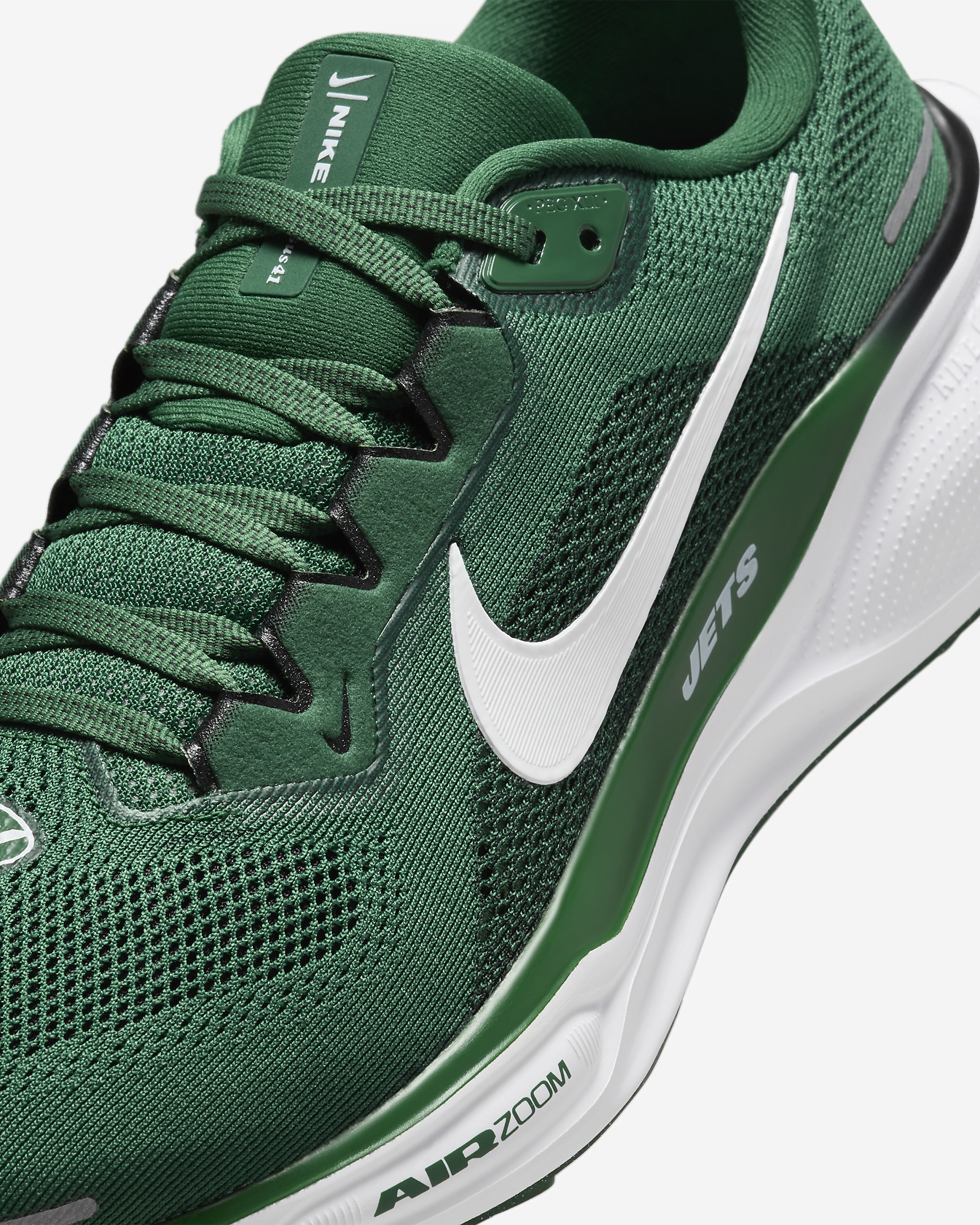 Nike Pegasus 41 NFL New York Jets Men's Road Running Shoes - 7