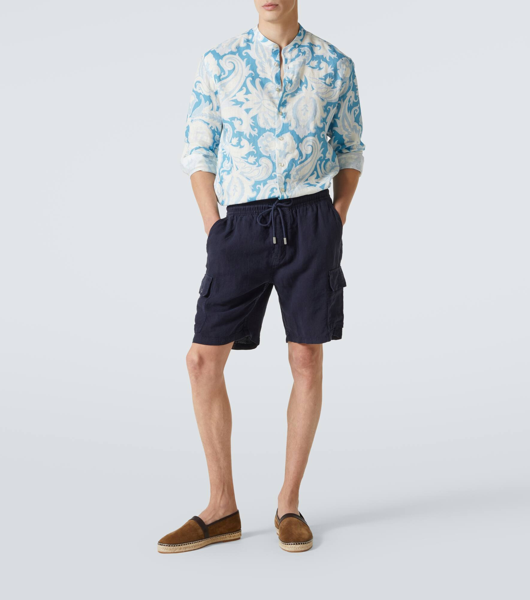 Floral linen shirt - 2