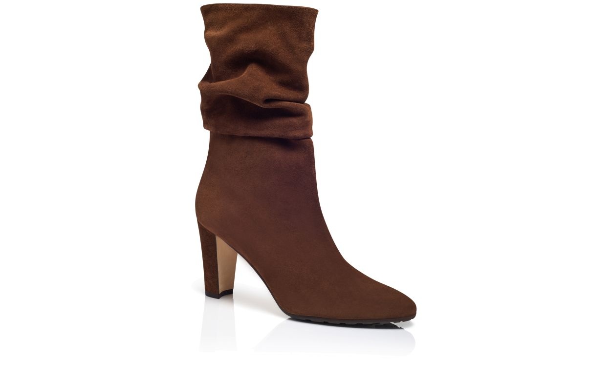 Brown Crosta Mid Calf Boots - 3