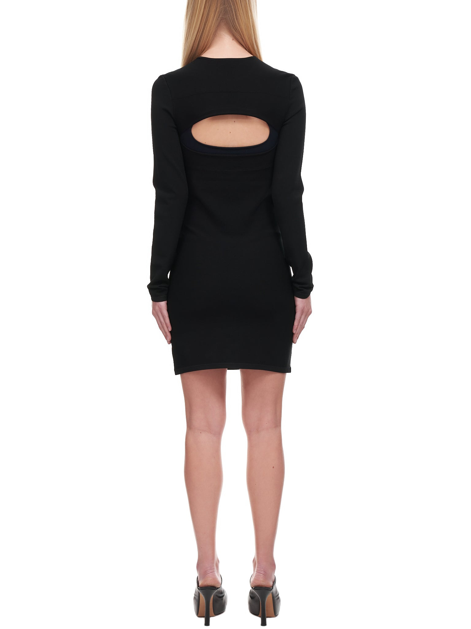 Double Hosiery Mini Dress - 3