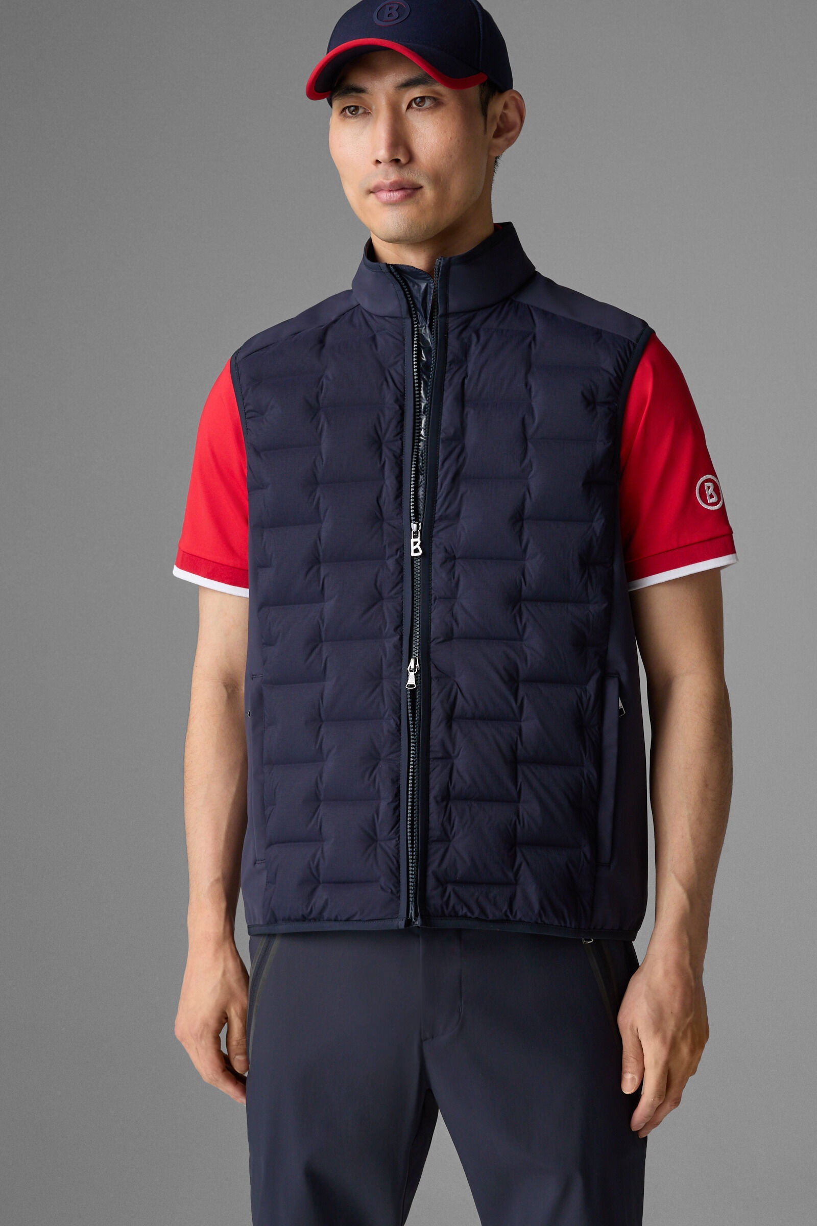 Daro Softshell down vest in Dark blue - 2