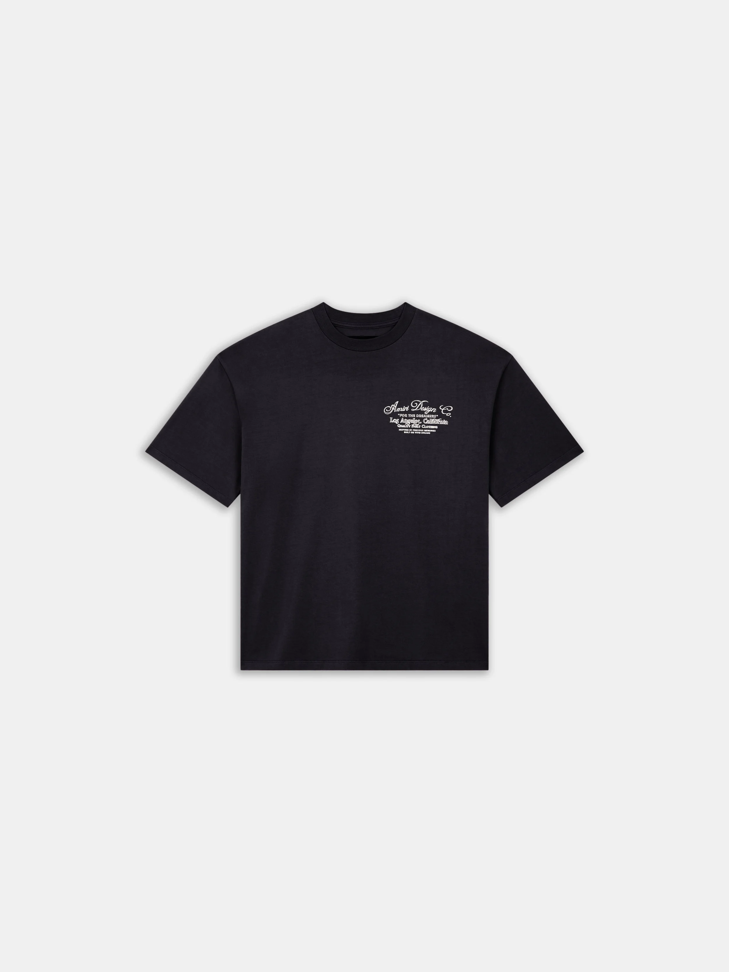 DREAMERS CHAIN STITCH OVERSIZED TEE - 1