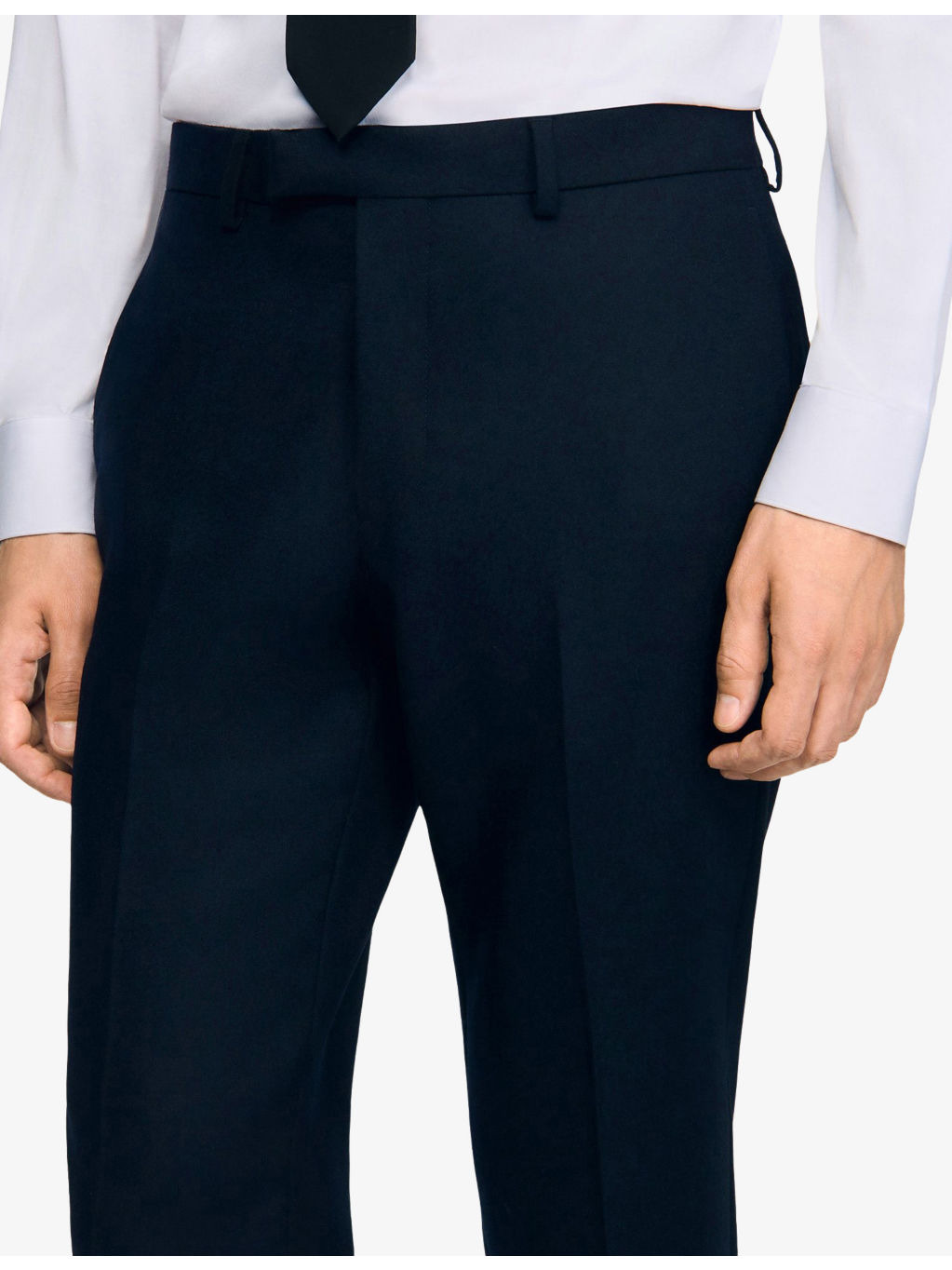 Straight-Leg Mid-Rise Wool Trousers - 5