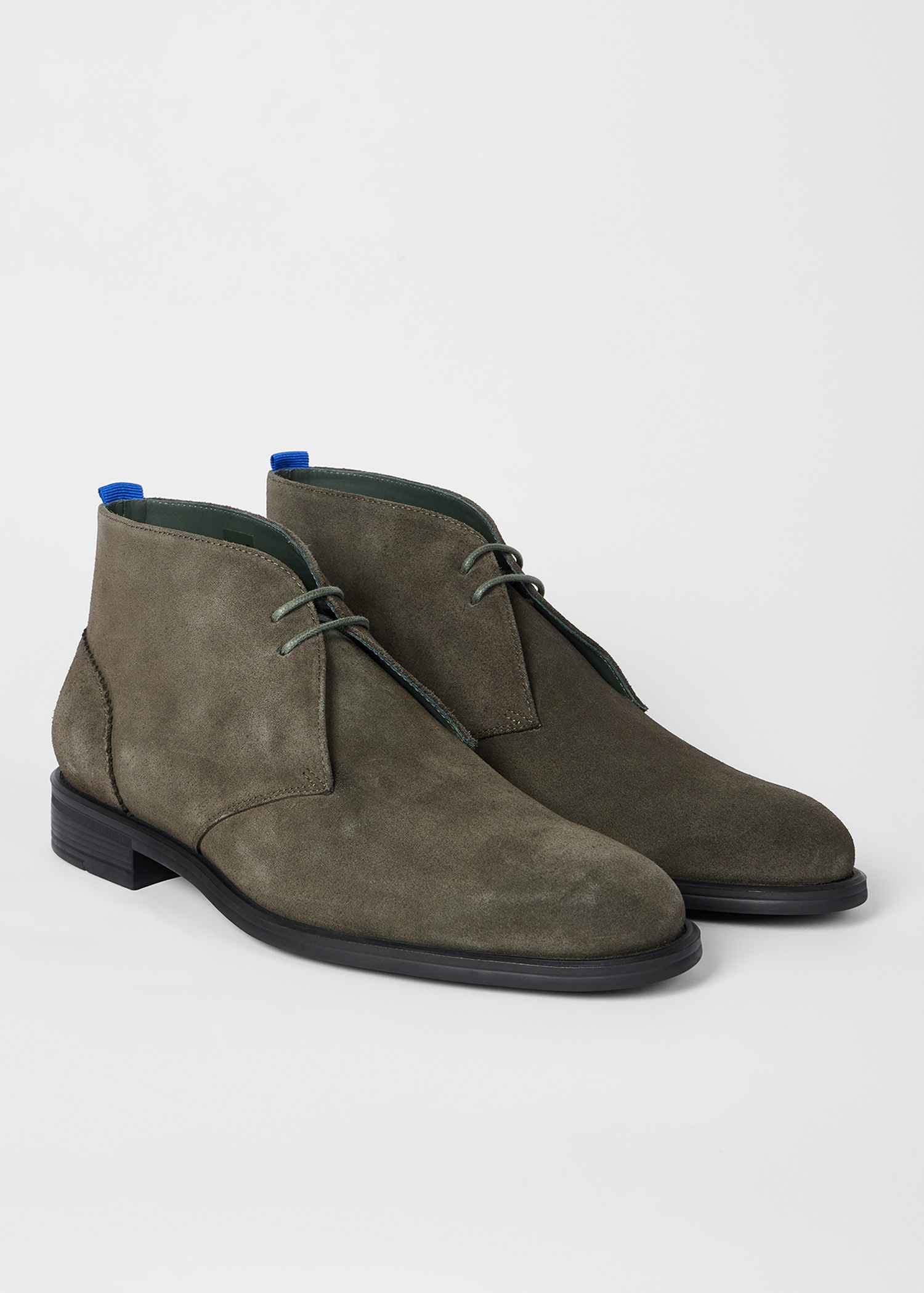 Dark Green Suede 'Drummond' Boots - 2