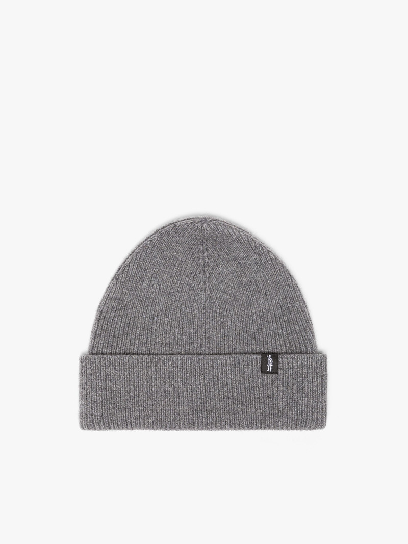 GREY ECO CASHMERE BEANIE 1