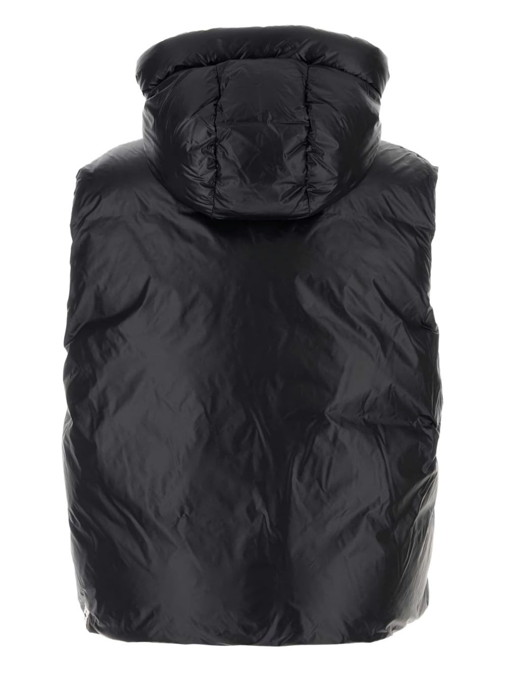 drawstring-hood gilet - 2