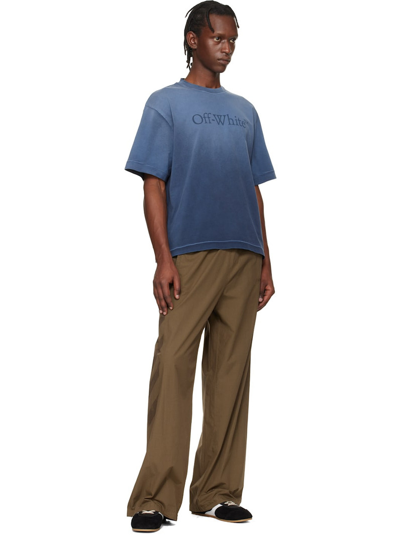 Off-White Navy Laundry Skate T-Shirt outlook