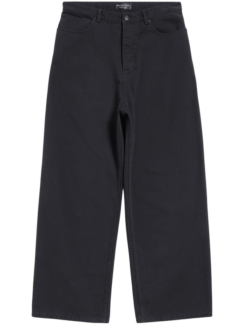 logo-patch loose-fit jeans 1