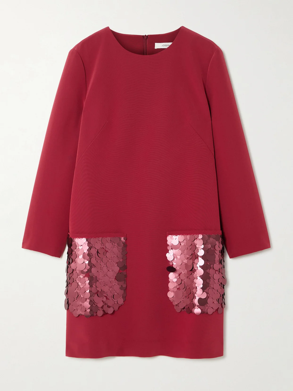 Bixio Pailette-embellished Satin-twill Mini Dress - 1