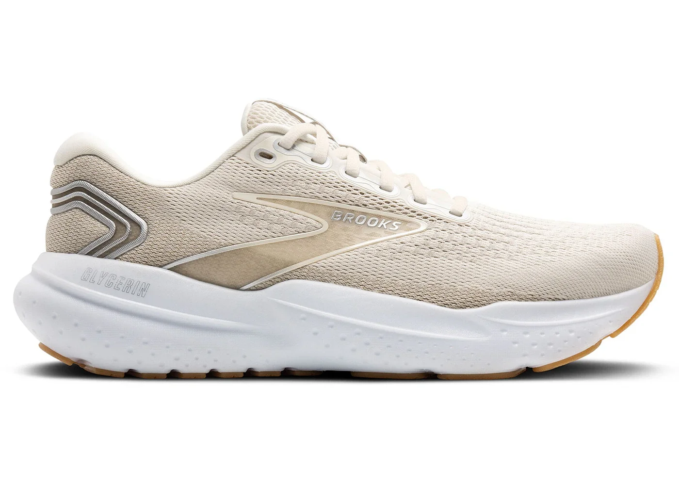 Brooks Glycerin 21 Khaki Silver White - 1