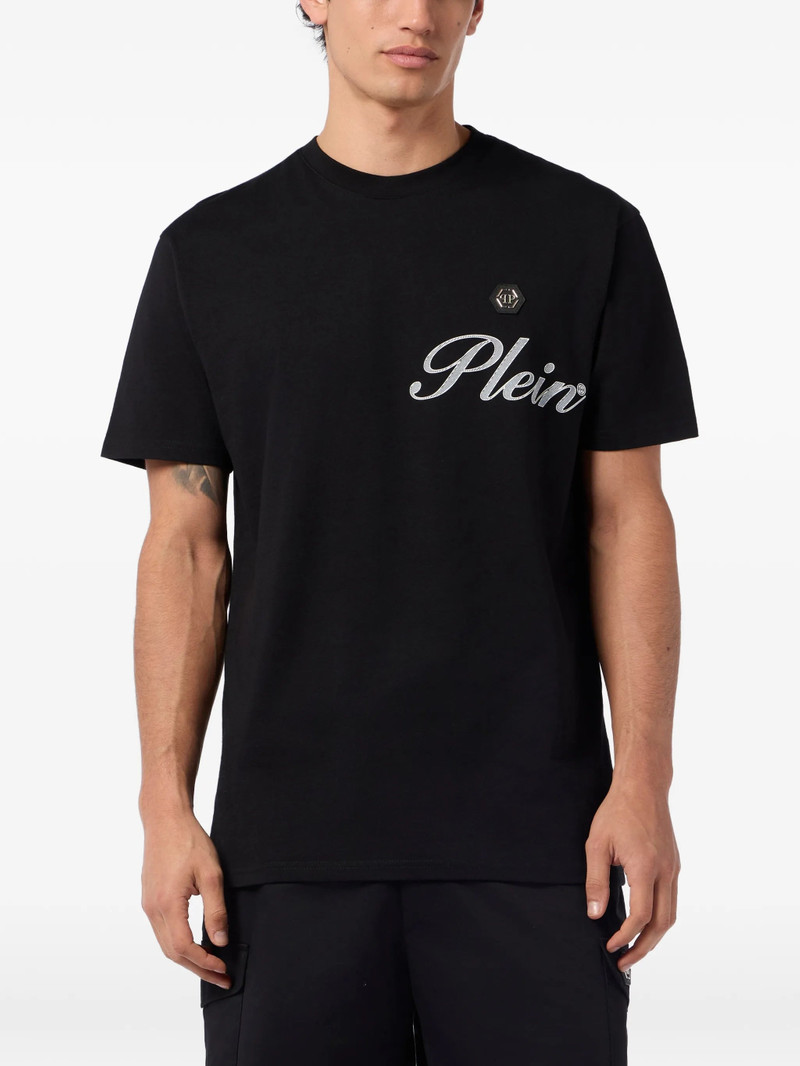 PHILIPP PLEIN Philipp Plein Round-neck Logo T-shirt outlook