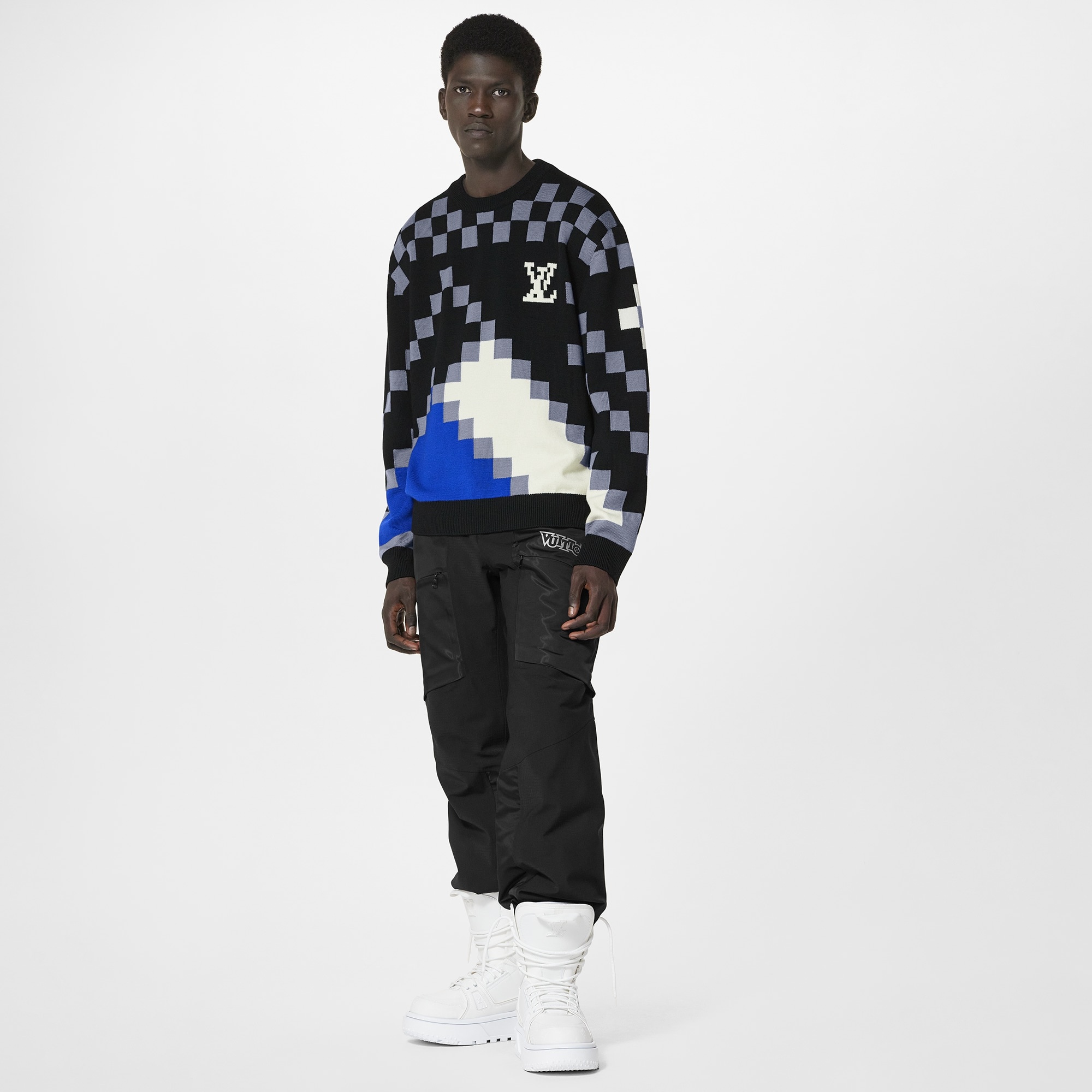 LV Fair Isle Macro Crewneck - 2