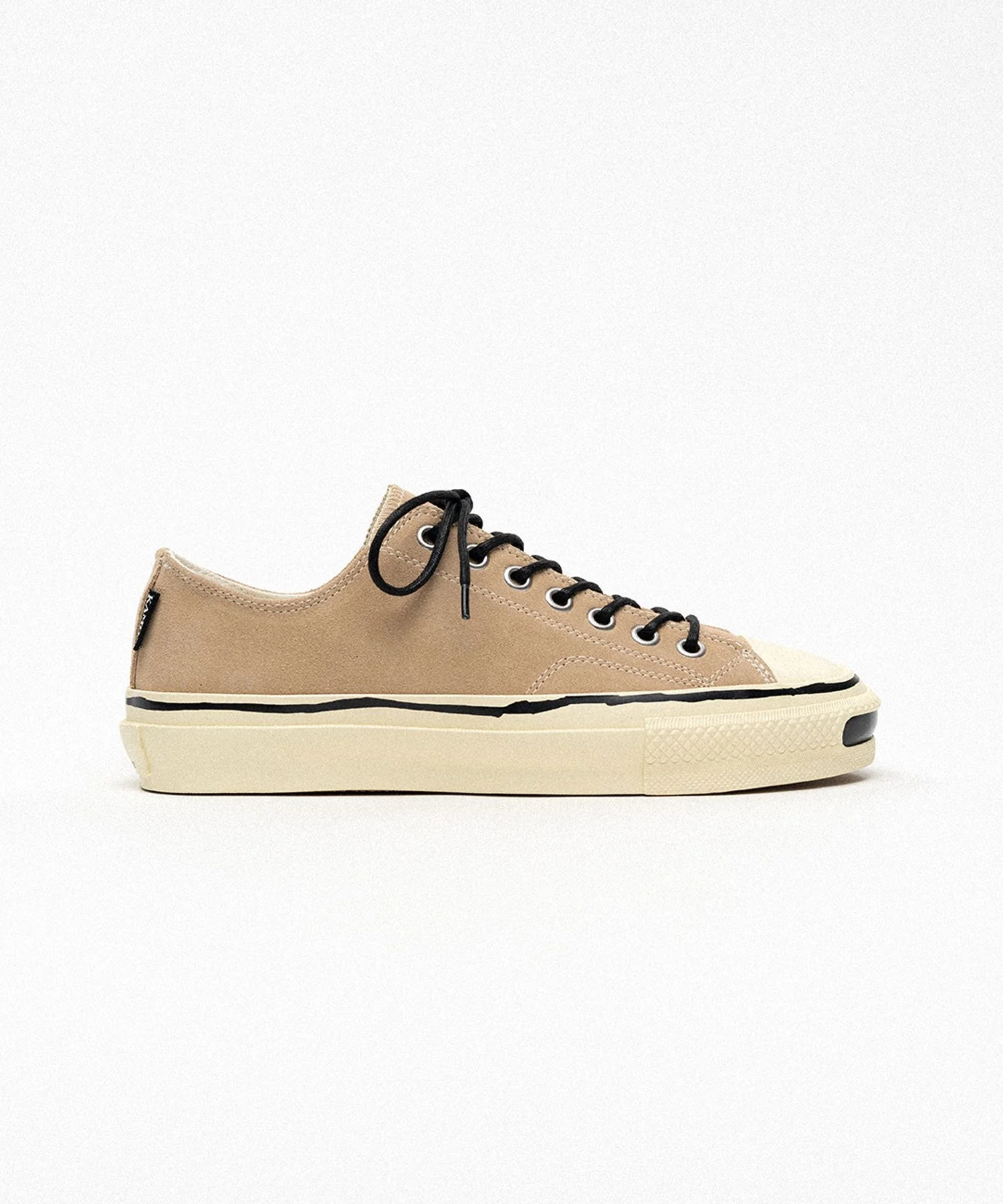 "Joey"Suede Vulcanize Aged Sole Sneaker - 1