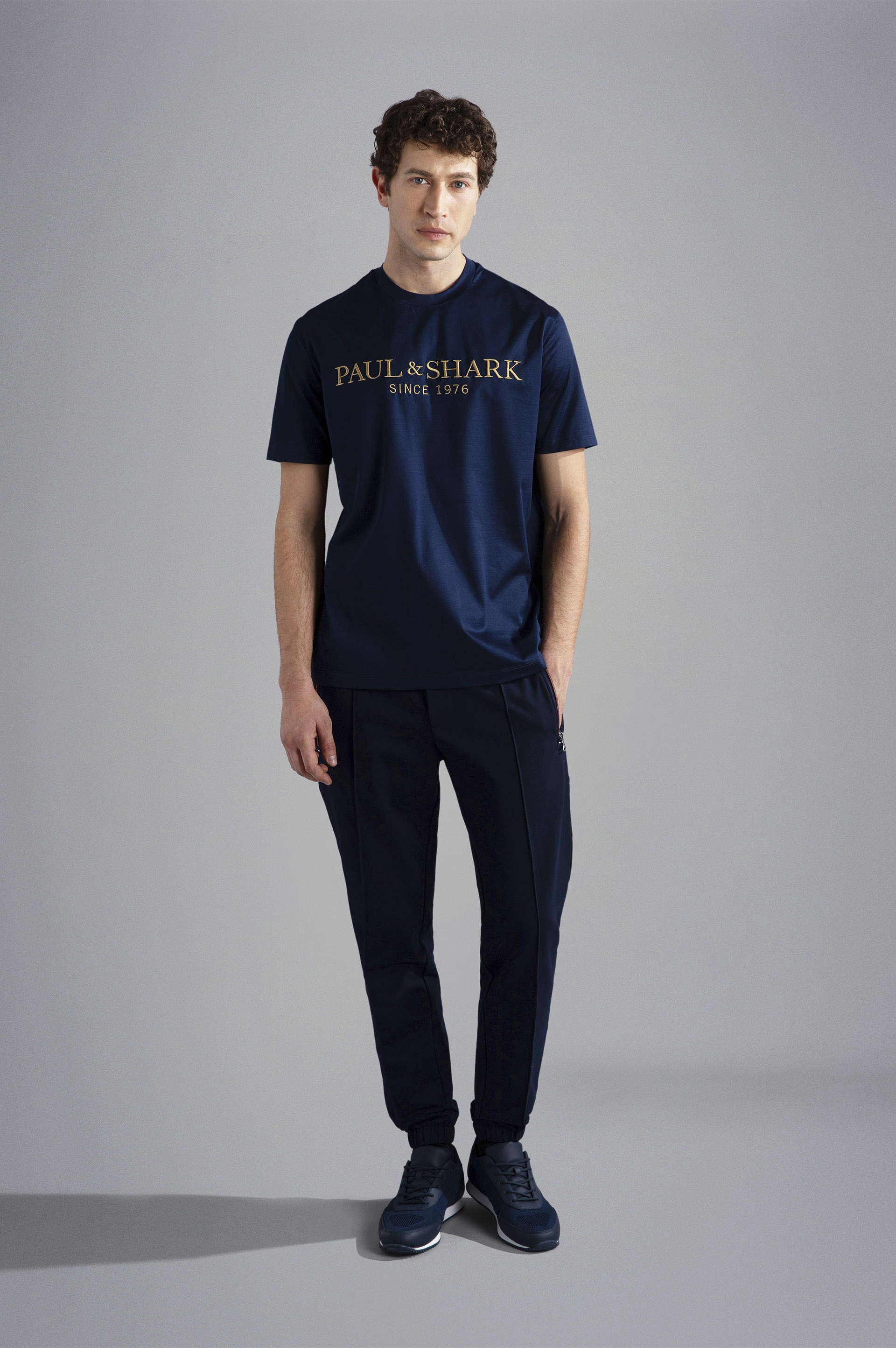 STRETCH COTTON JOGGERS - 2