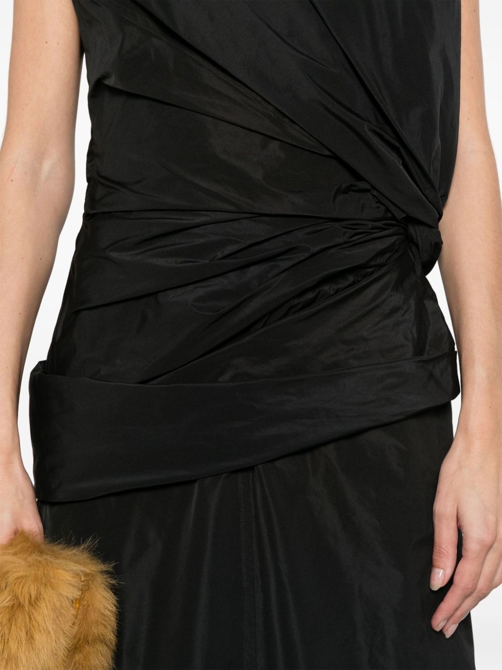 taffeta midi dress - 5