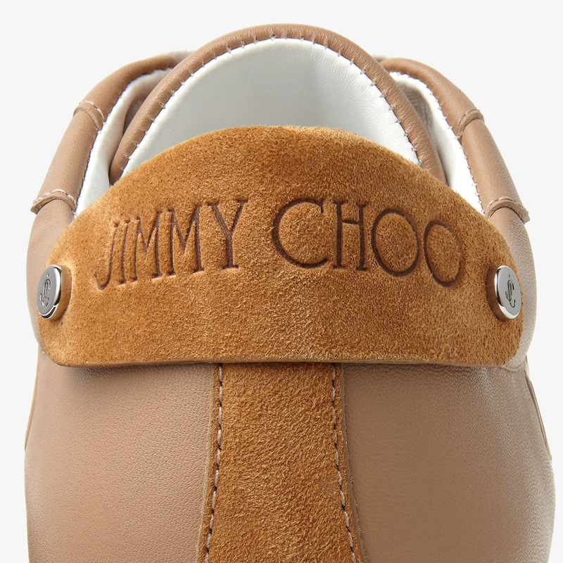 Rome/F
Caramel Leather and JC Monogram Pattern Low Top Trainers 4