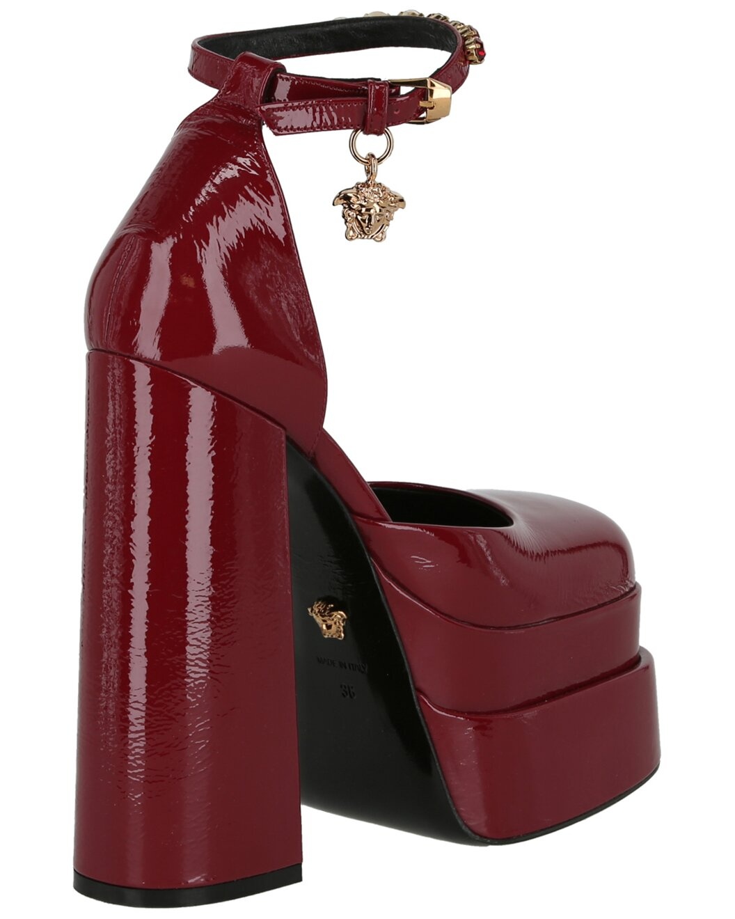 Versace Medusa Aevitas 155 Platform Leather Pump - 3