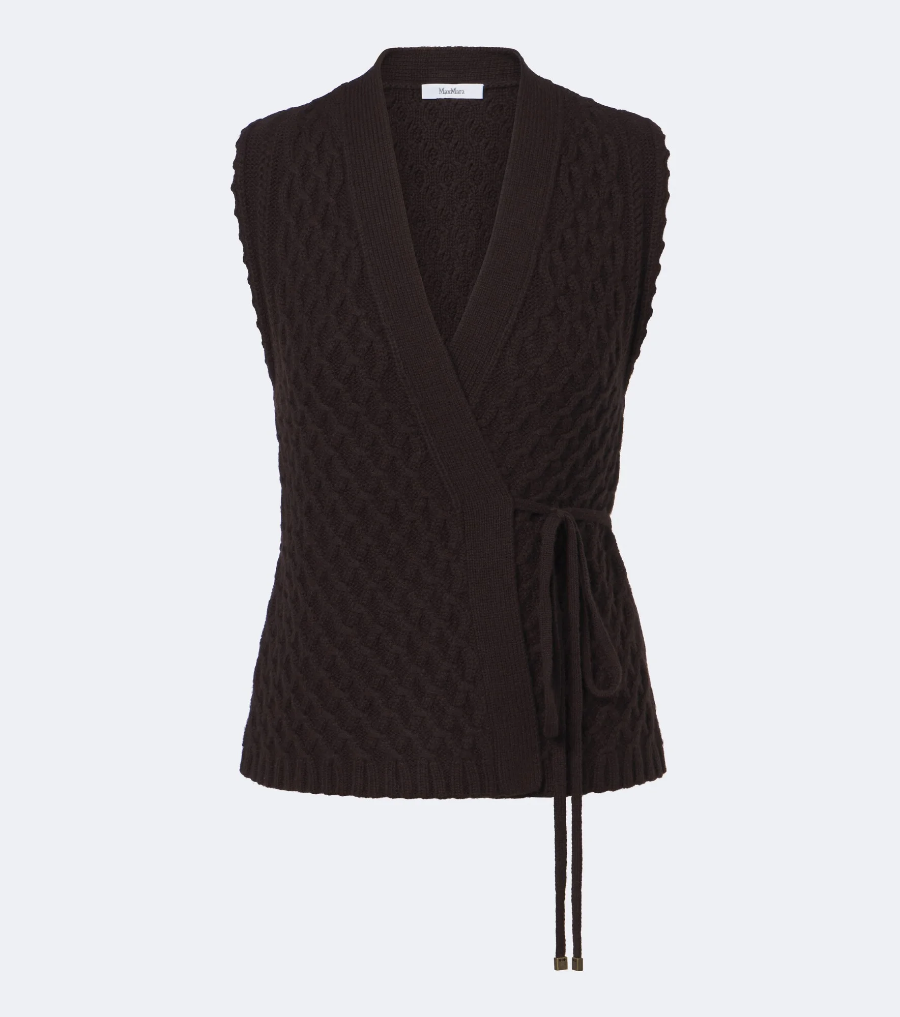 Wool and cashmere wrap cardigan - 1