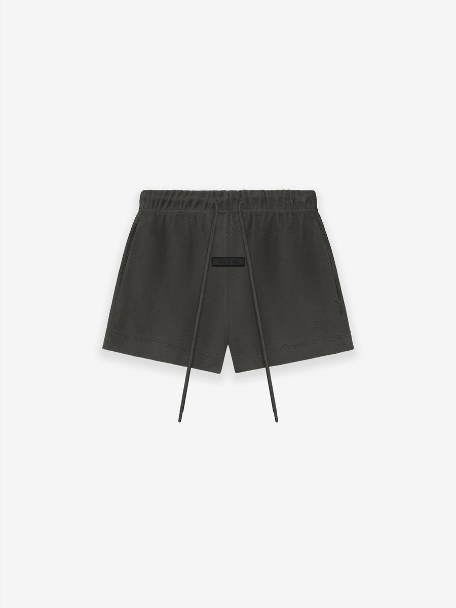 Womens Terry Running Short - 1