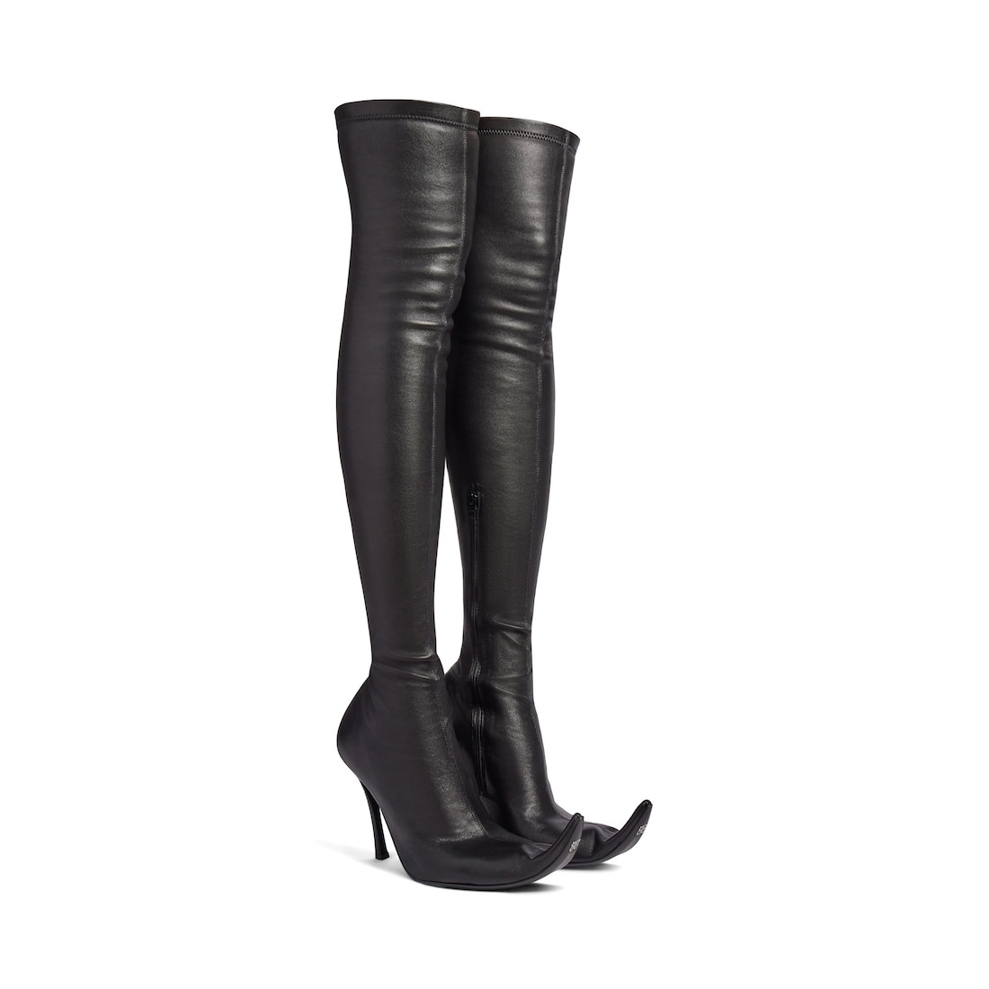 Women's Poulaine Boot in Black - 2