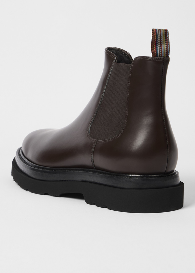 Brown Leather 'Beard' Boots 3