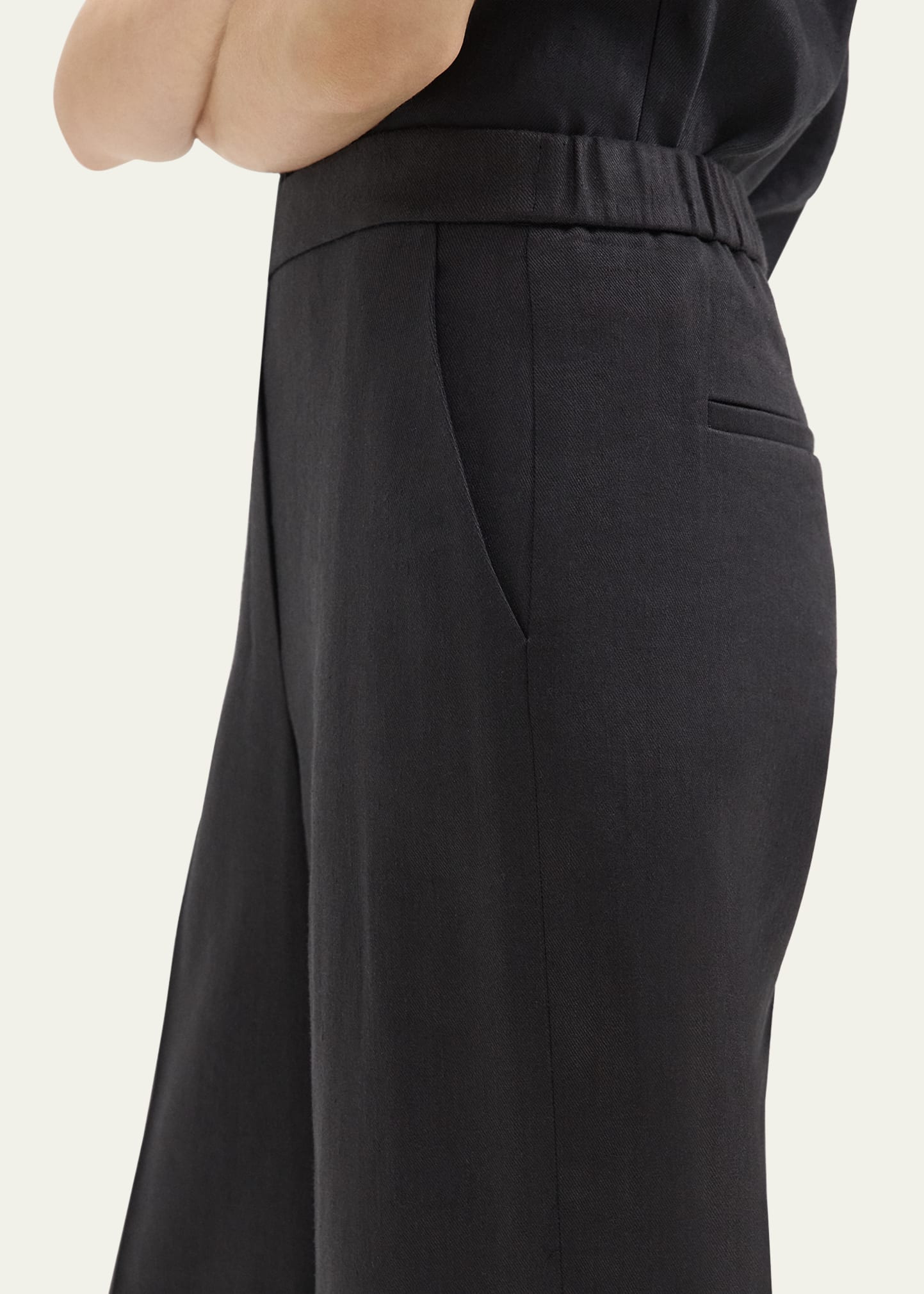 Relaxed Straight-Leg Pull-On Pants - 5