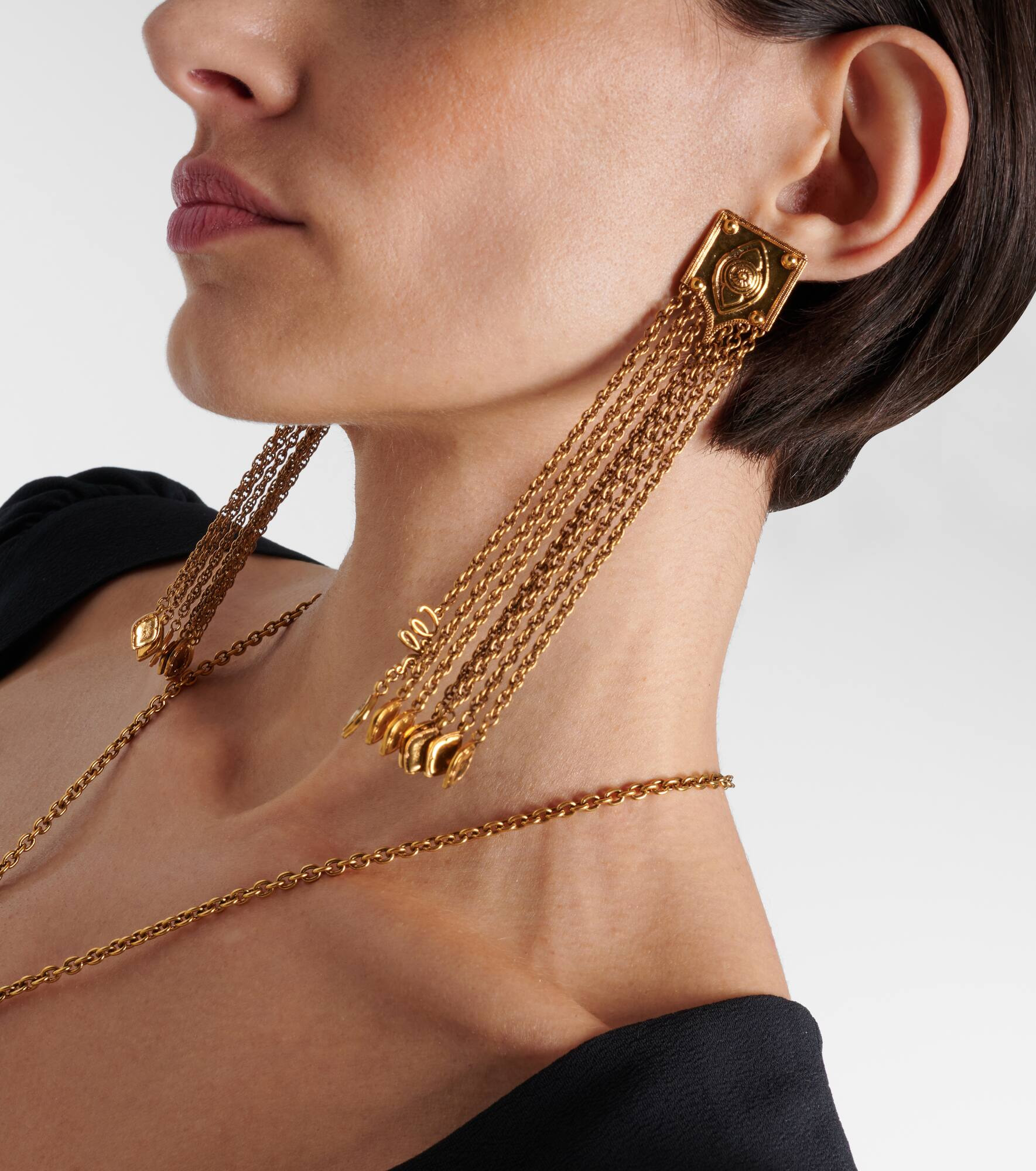 Chloé Amulet drop earrings - 3