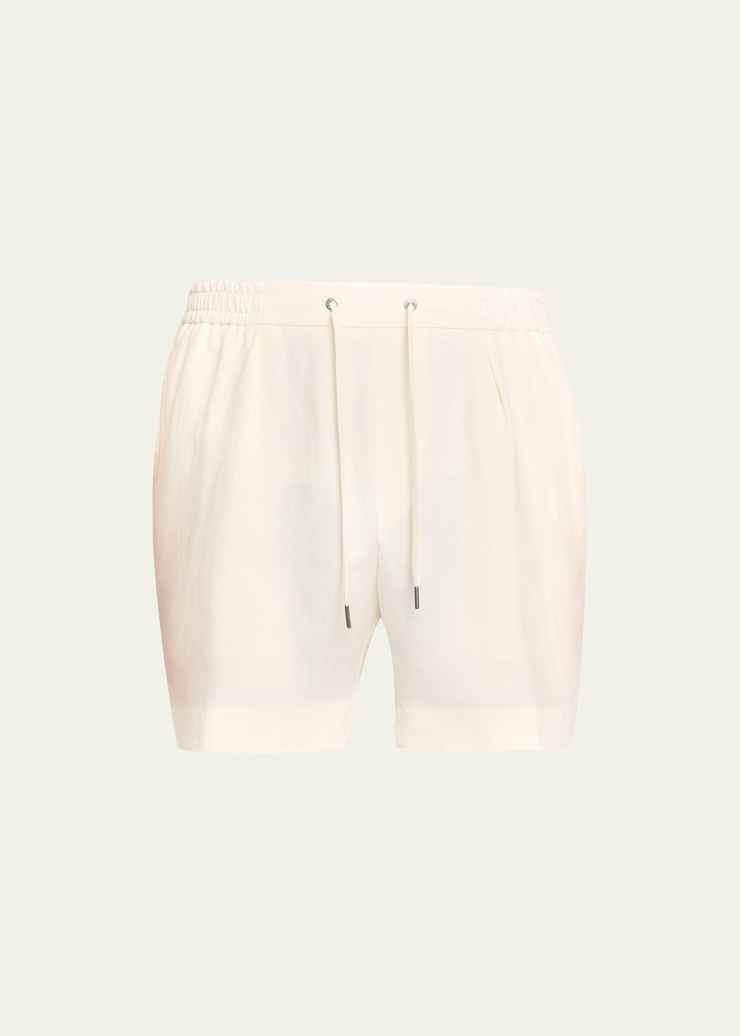 Men's Dorset Silk-Linen Drawstring Shorts - 1