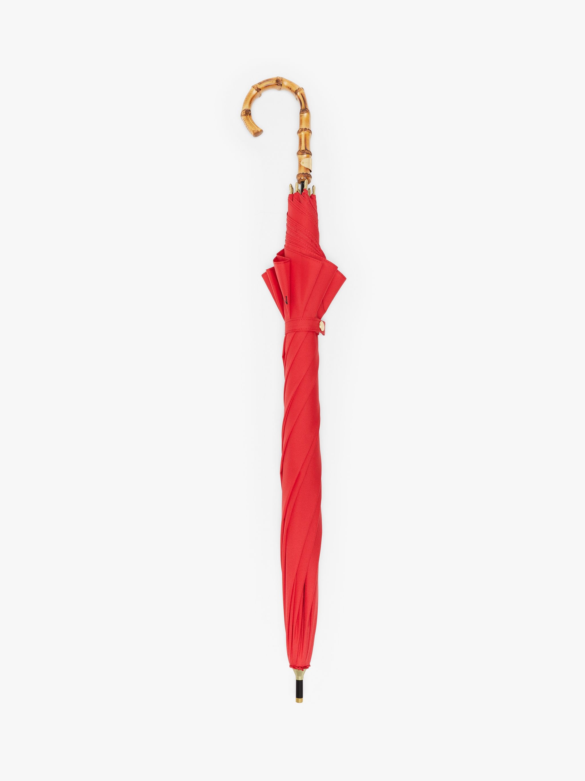 HERIOT RED WHANGEE HANDLE STICK UMBRELLA | ACC-030 - 1