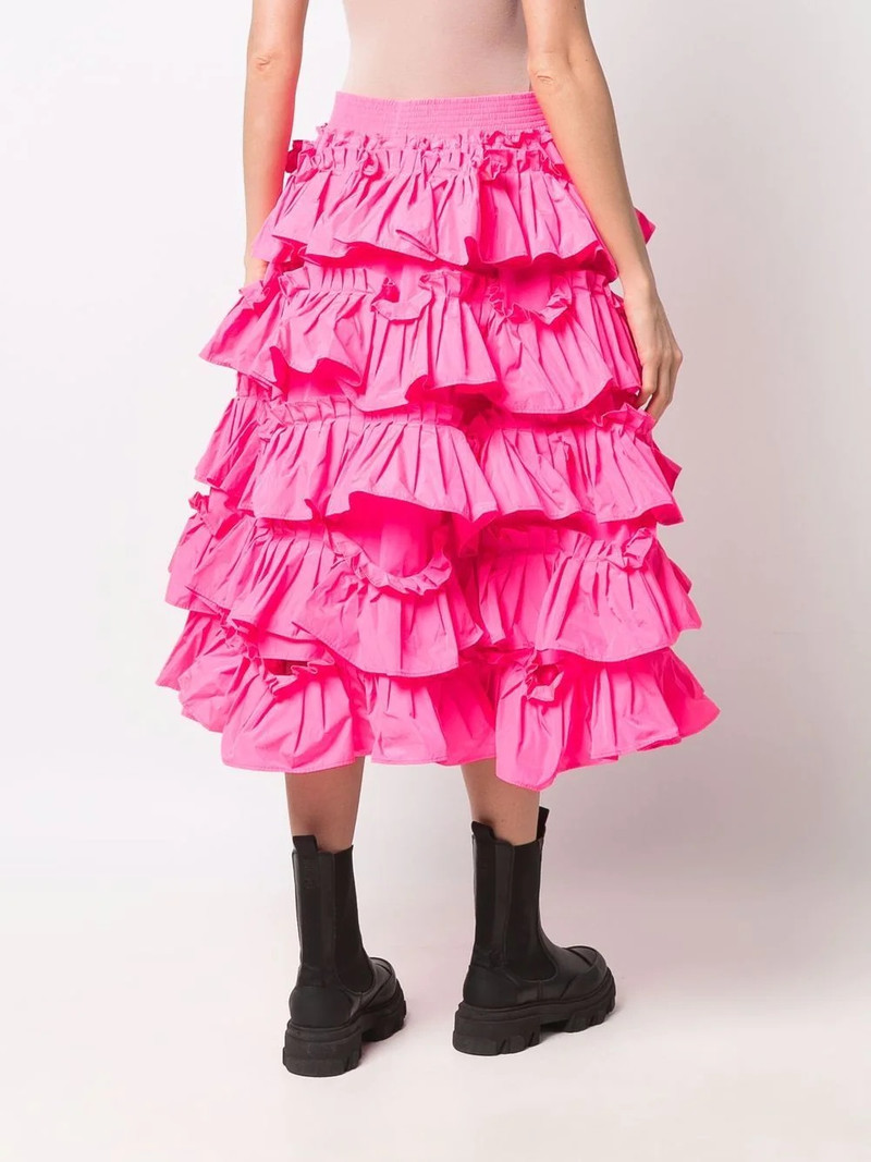 ruffled A-line skirt 4