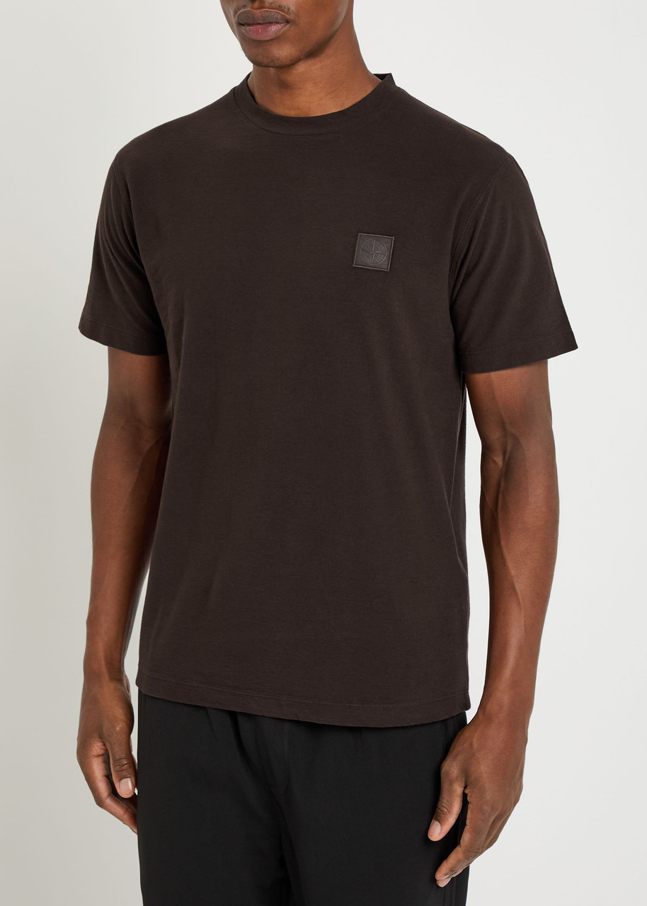 Stone Island Ghost Logo Slubbed Cotton T-shirt - 2