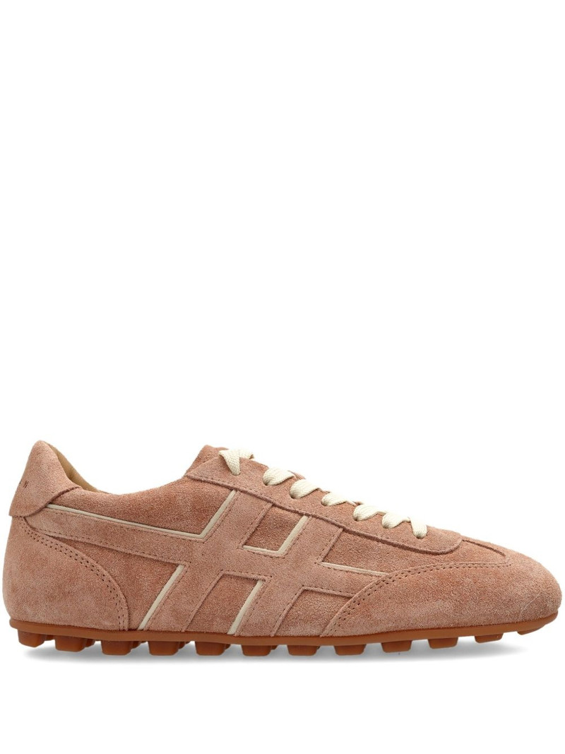 Olympia H-detail leather trainers 1