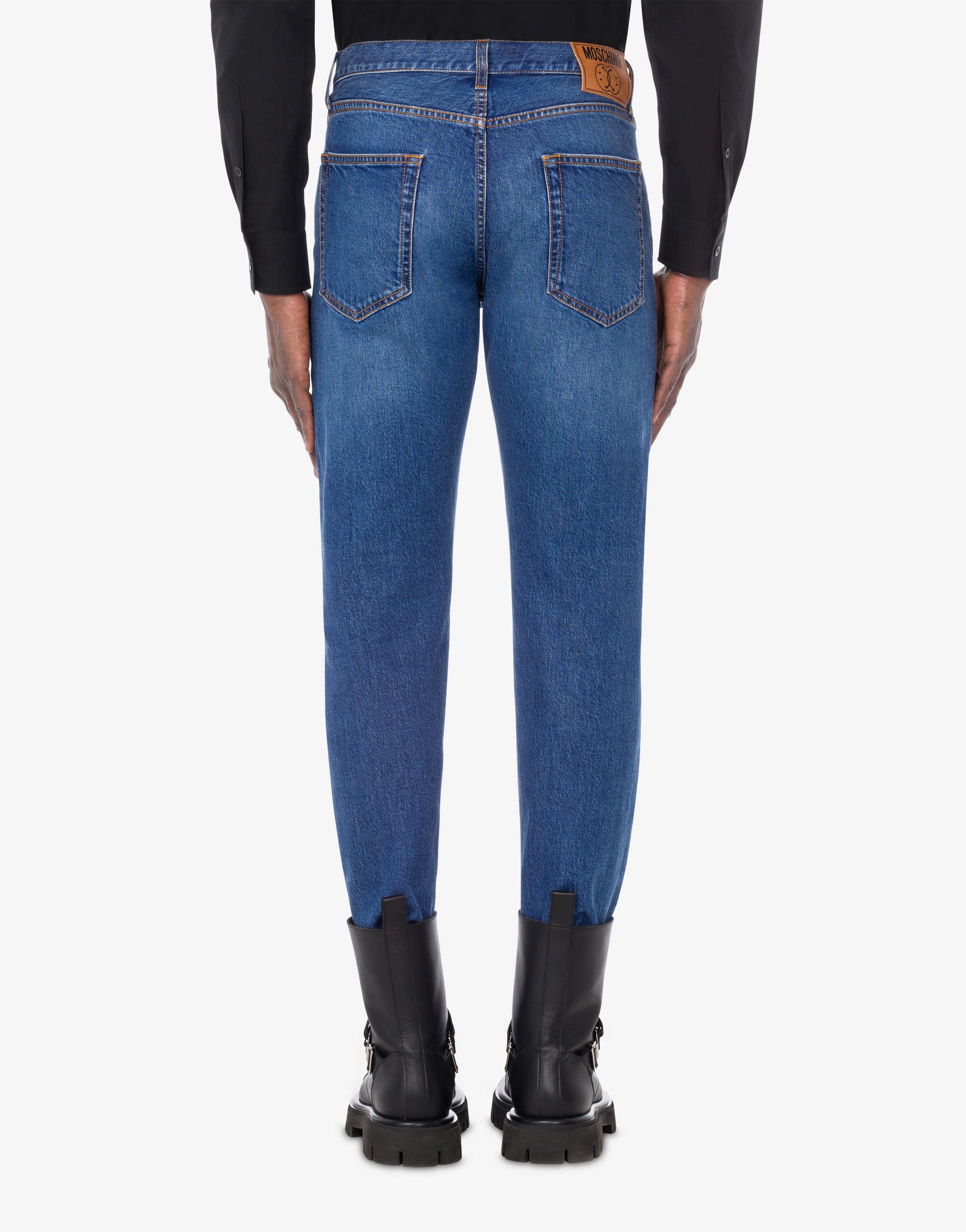 DOUBLE SMILEY® LOGO DENIM TROUSERS - 3