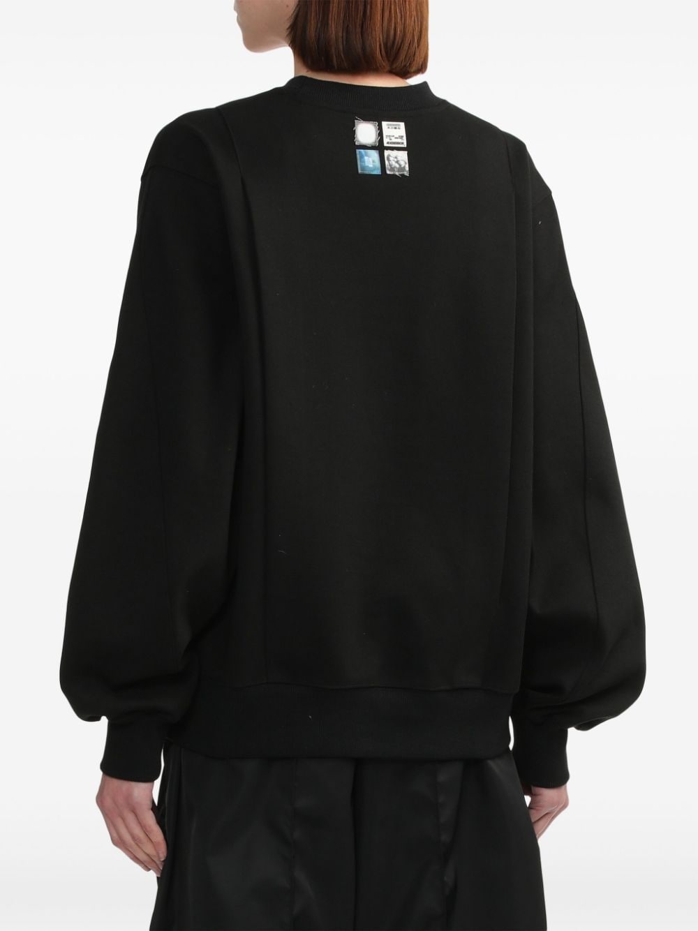 appliquÃ©-detail sweatshirt - 4