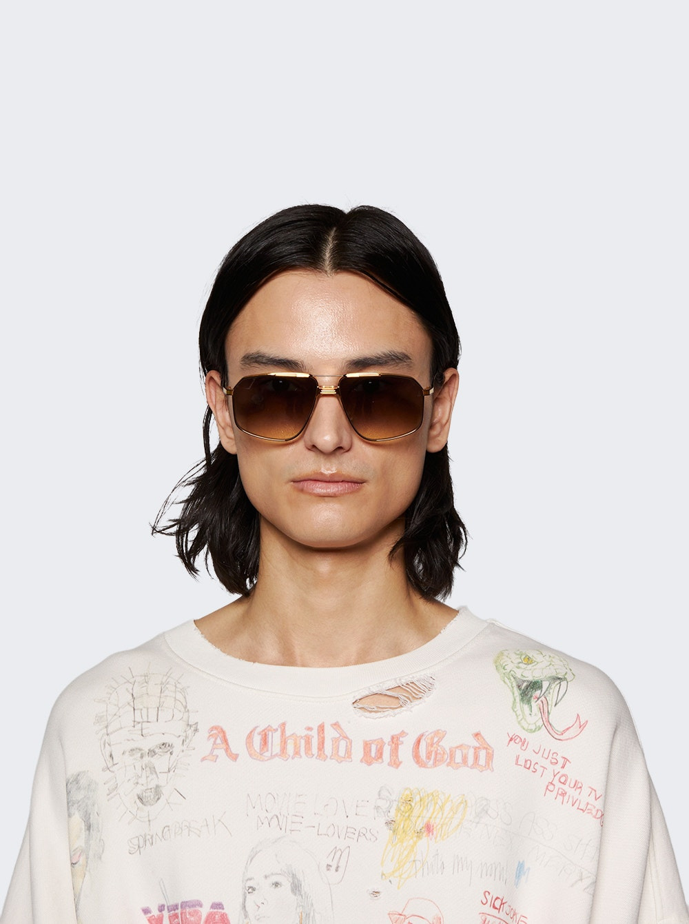 Jagger Sunglasses Black And Gold - 2
