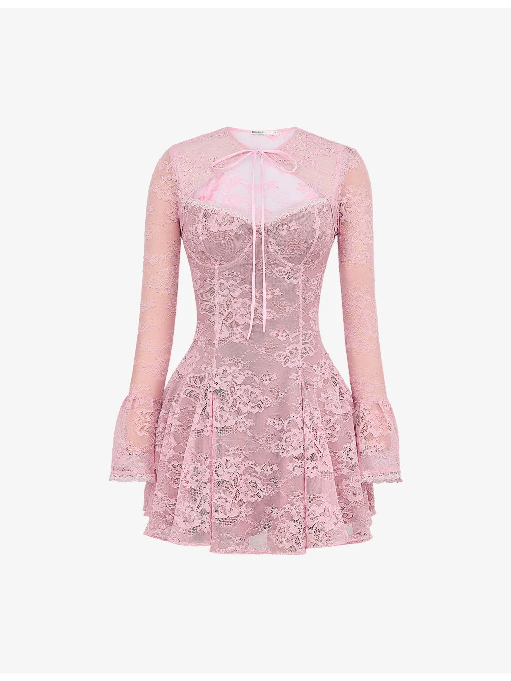Alice Sweetheart-Neck Lace Mini Dress - 1