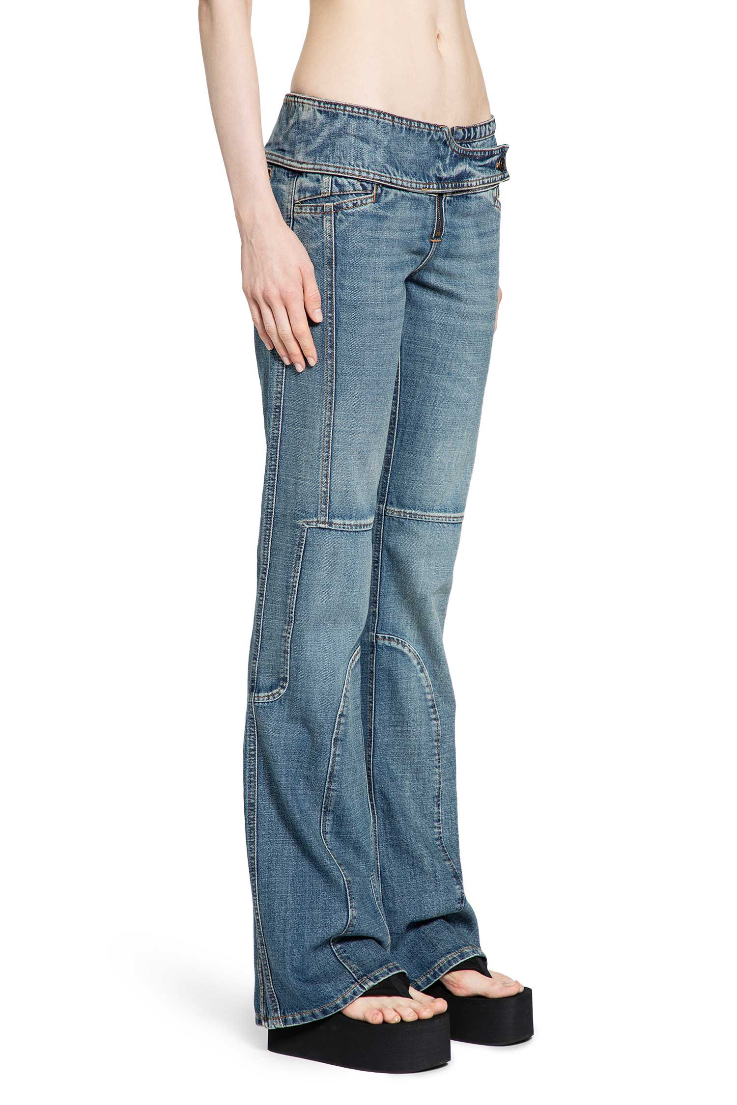 Yoke Denim Pants - 2