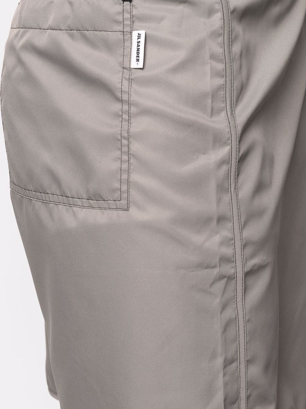 drawstring-waist patch-pocket swim shorts - 7