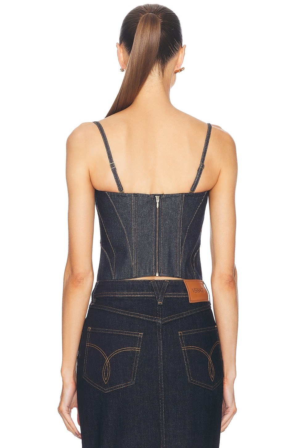 Denim Bustier Top - 4