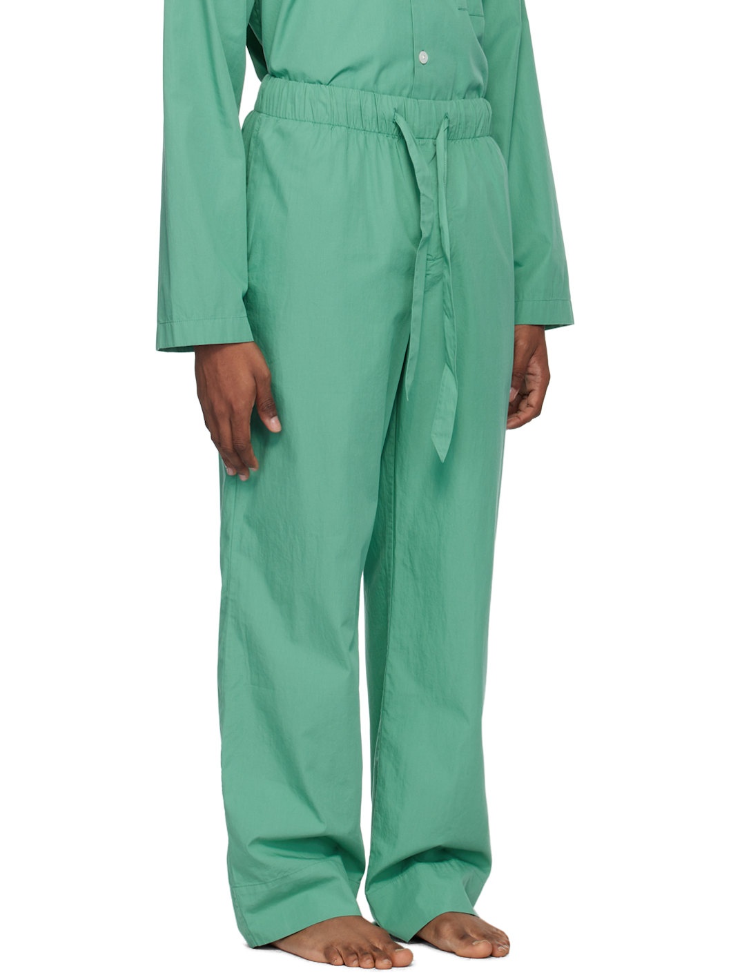 Green Drawstring Pyjama Pants - 2