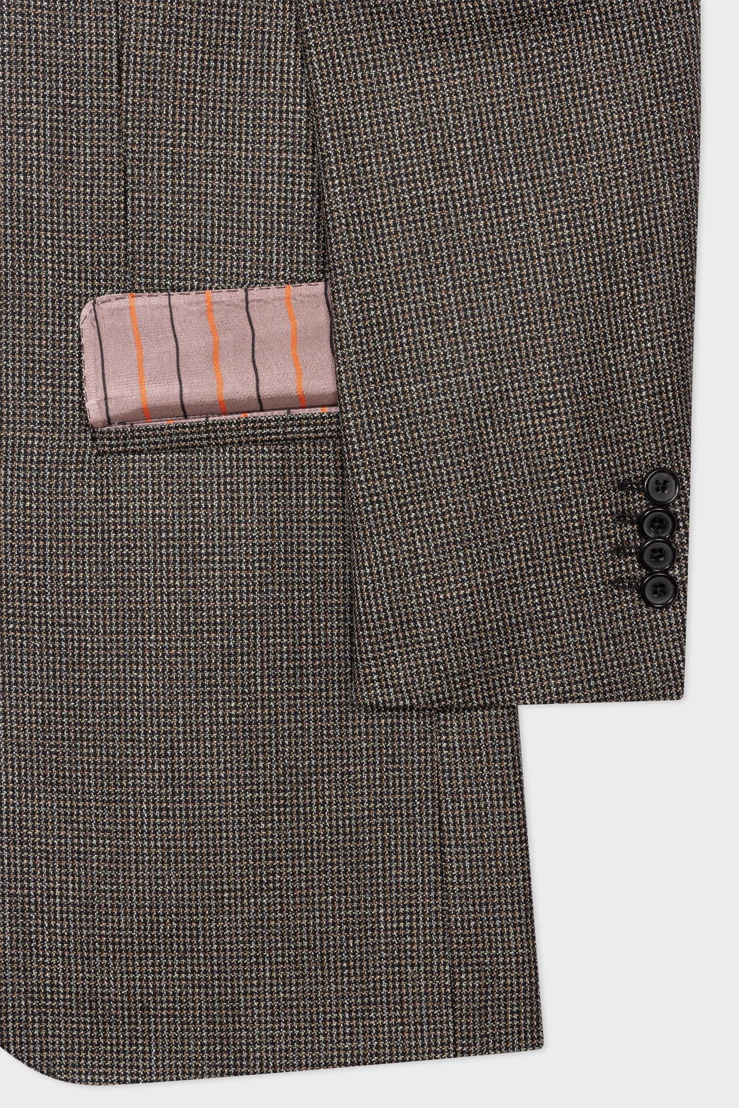 Multi Gingham Check Wool Suit - 3