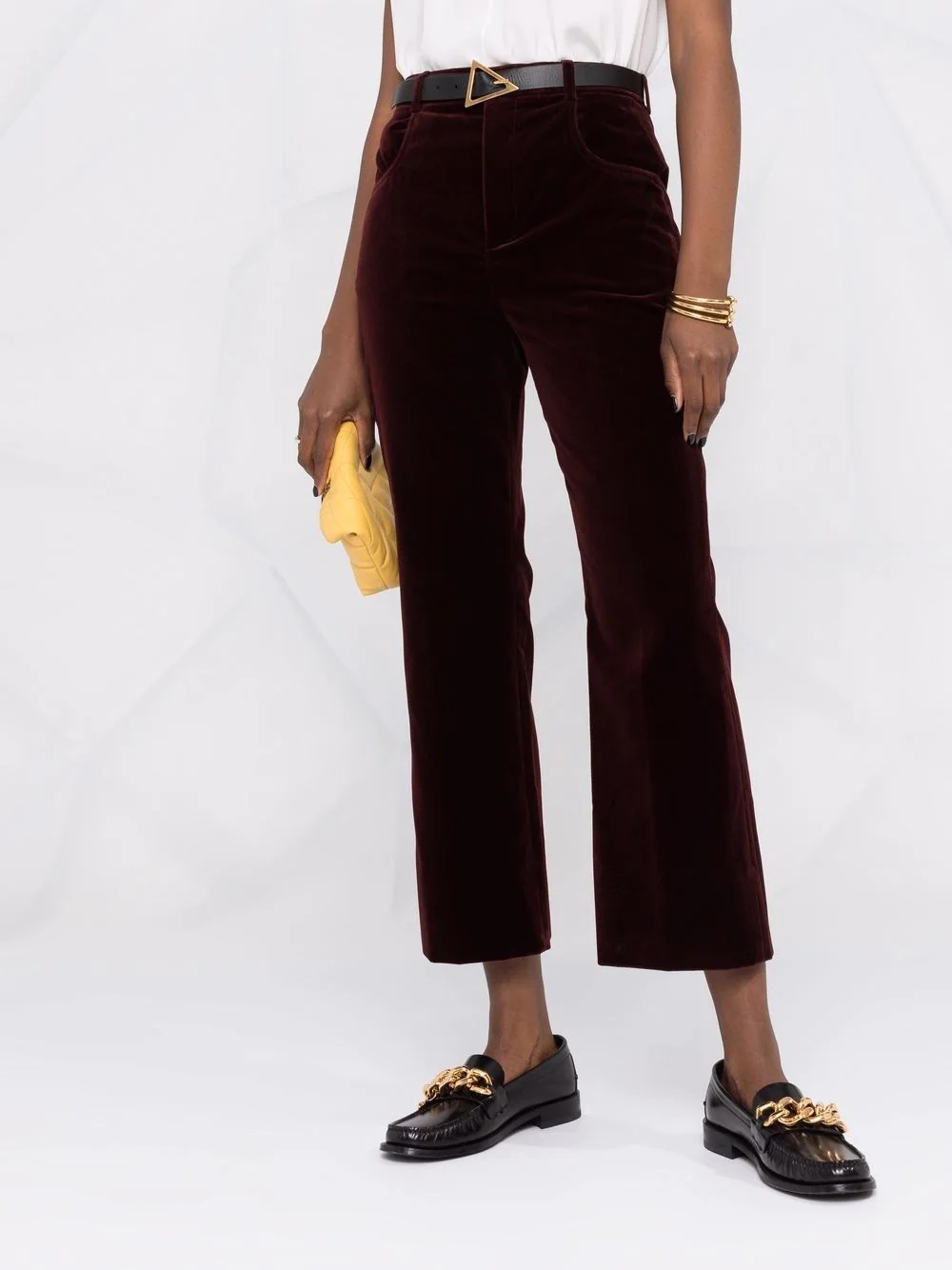 straight-leg corduroy trousers - 5