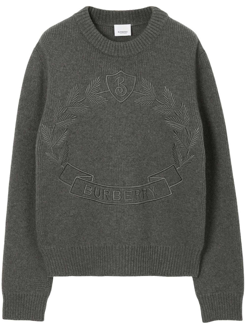 Oak Leaf Crest wool jumper - 1