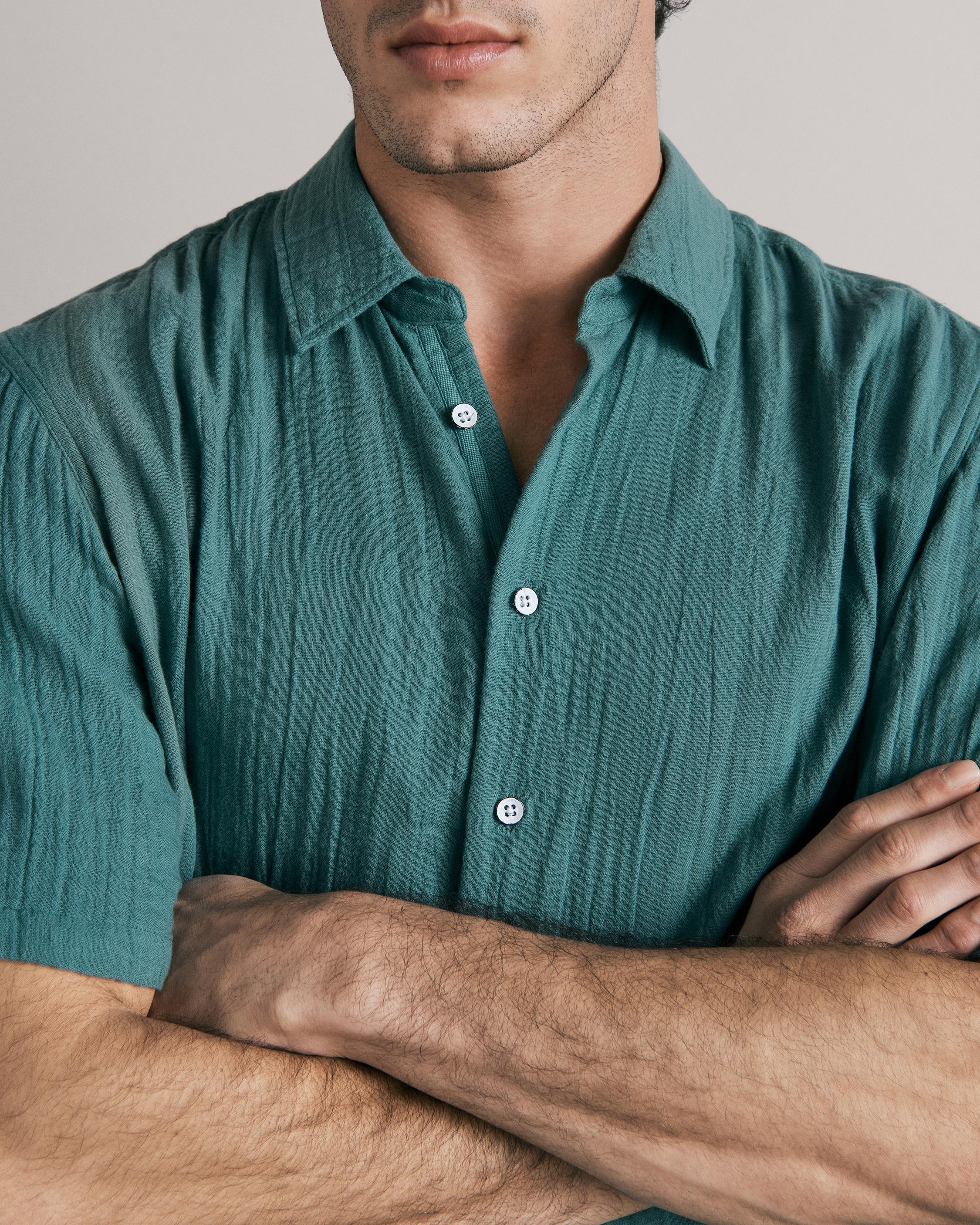 Dalton Gauze Short Sleeve Shirt
Relaxed Fit Shirt - 6