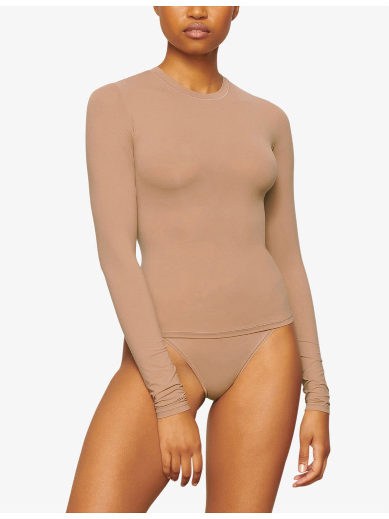 SKIMS Fits Everybody stretch-jersey T-shirt outlook
