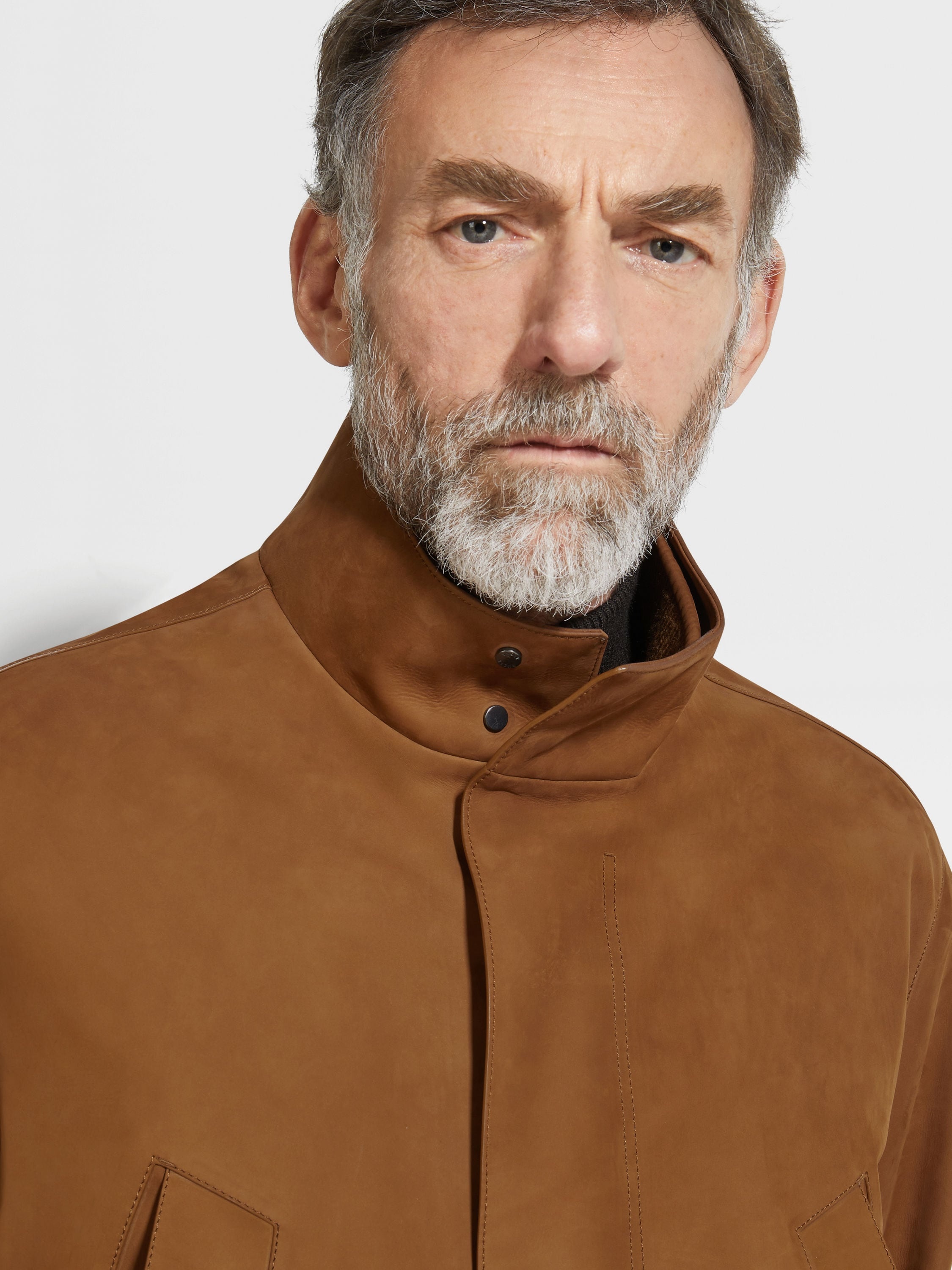 NUBUCK CAR COAT - 3