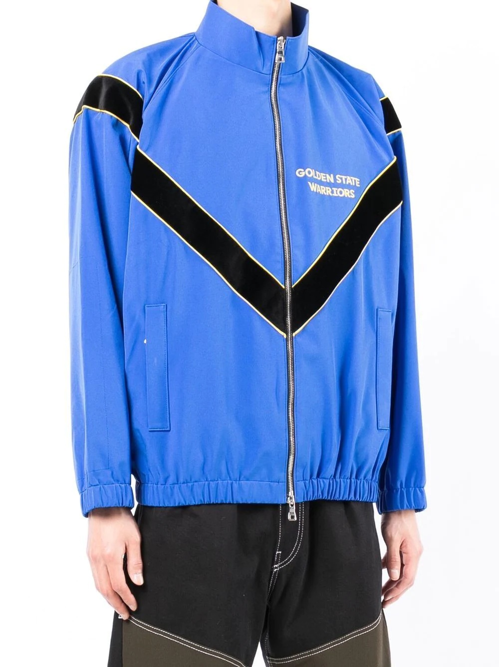 Warriors contrast stripe track jacket - 3