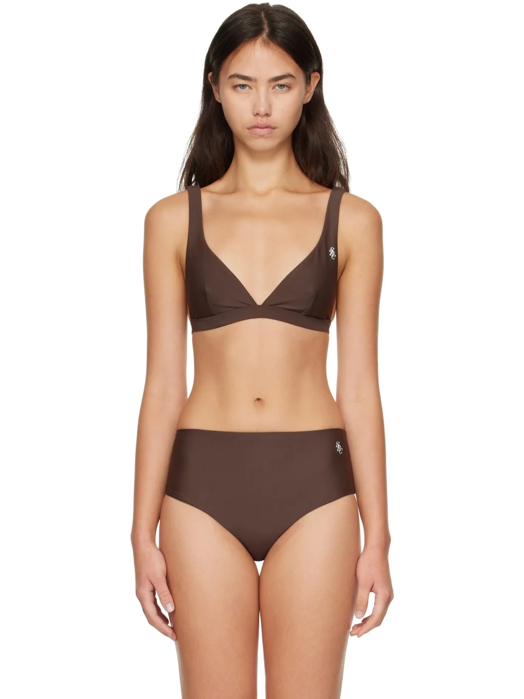 Brown Romy Bikini Top - 1