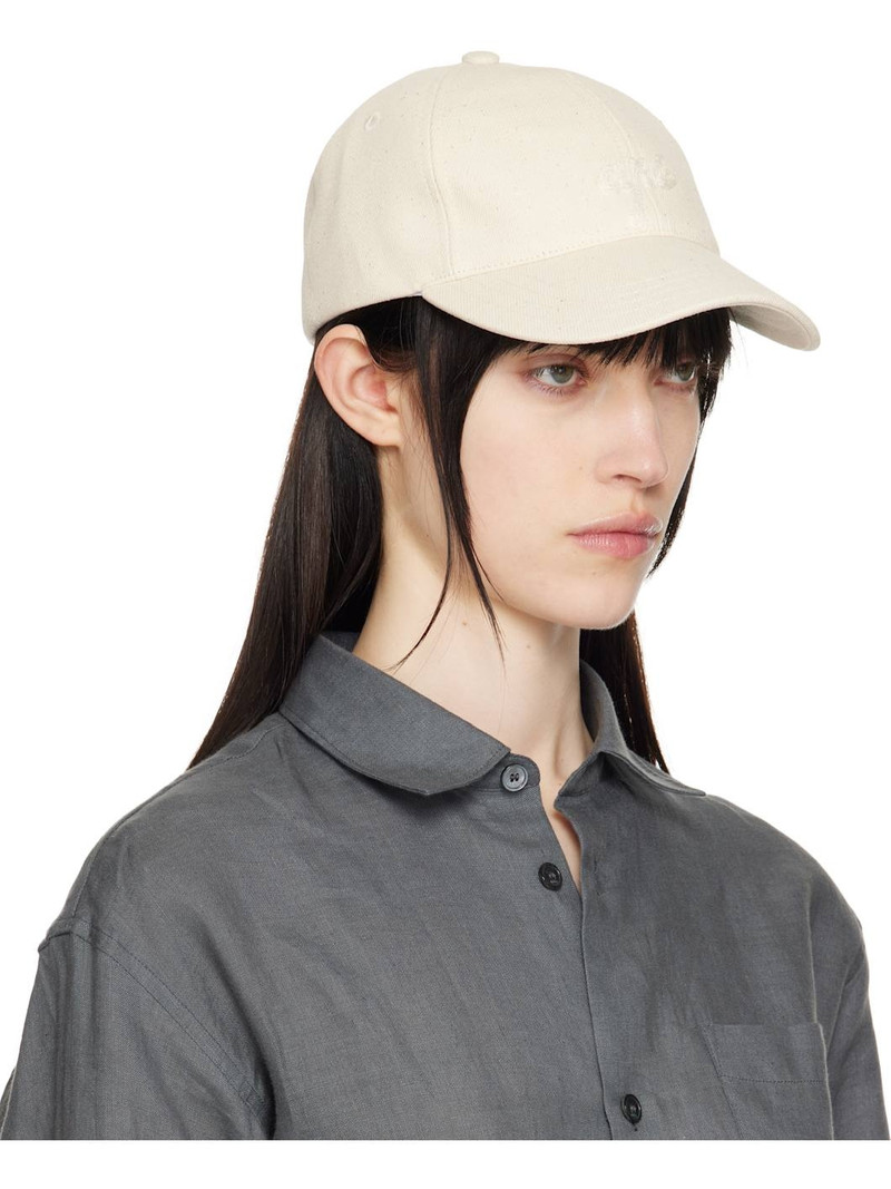 A.P.C. A. P.C. Off-White Charlie Chainette Baseball Cap outlook